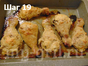 фаршированная голень курицы в духовке пошаговый рецепт