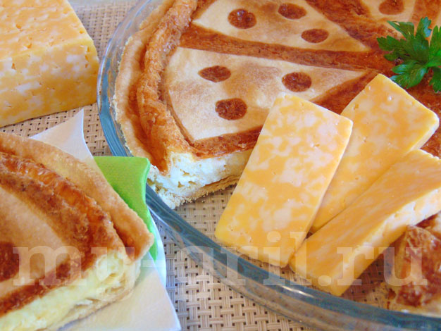 сырный пирог в духовке
